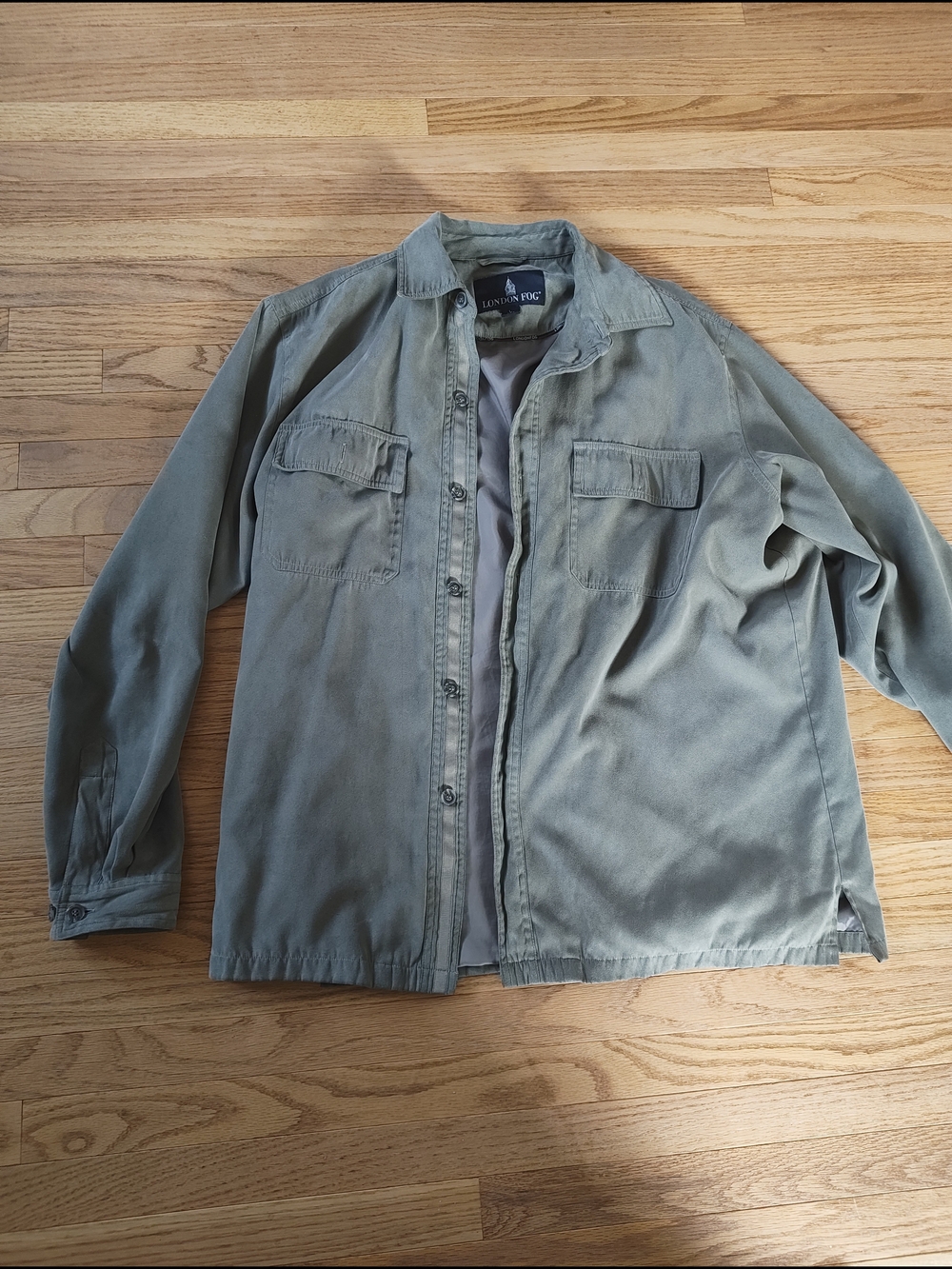London Fog Men's Olive Utility Field Jacket